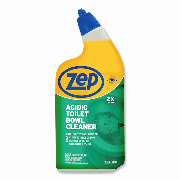 Zep Acidic Toilet Bowl Cleaner, Mint, 32 oz Bottle ZUATBC32 Zoro